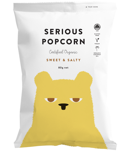 Serious - Sweet & Salty Organic Popcorn 80g