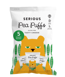 Serious Food - Multipack Real Cheese Pea Puffs 15g x 5 75g