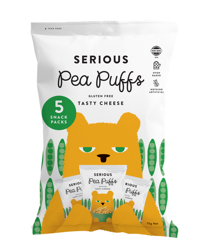 Serious Food - Multipack Real Cheese Pea Puffs 15g x 5 75g
