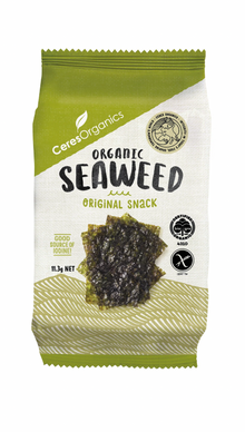 Ceres Organics - Organic Roasted Seaweed, Nori Snack 11.3g