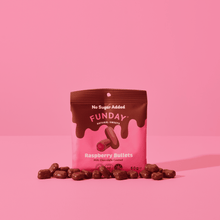 Funday Natural Sweets - Milk Chocolate Raspberry Bullets 50g