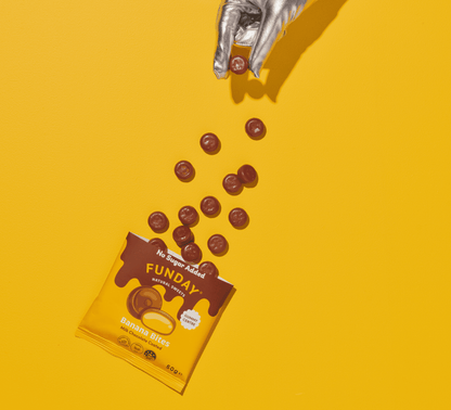 Funday Natural Sweets - Milk Chocolate Banana Bites 50g