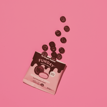 Funday Natural Sweets - Dark Chocolate Strawberry Bites 50g