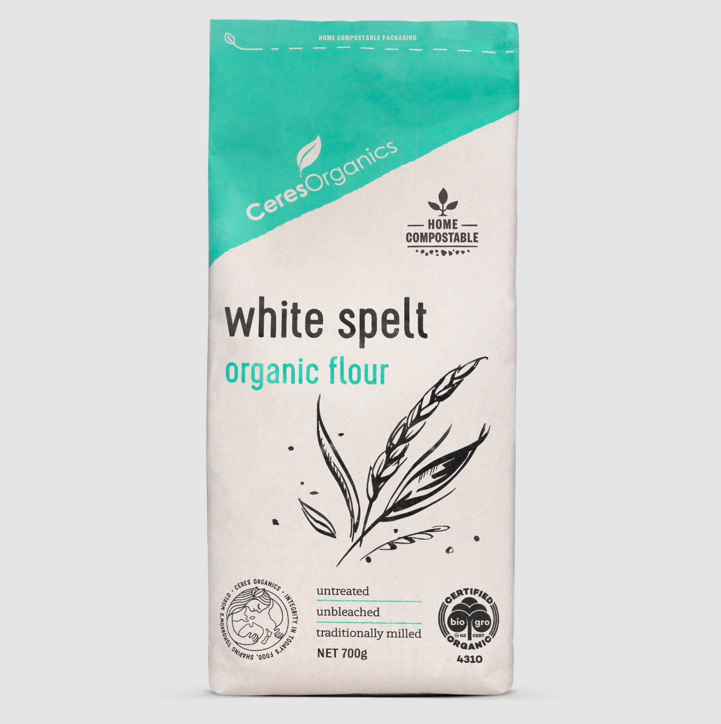 Ceres Organics - Organic White Spelt Flour 700g