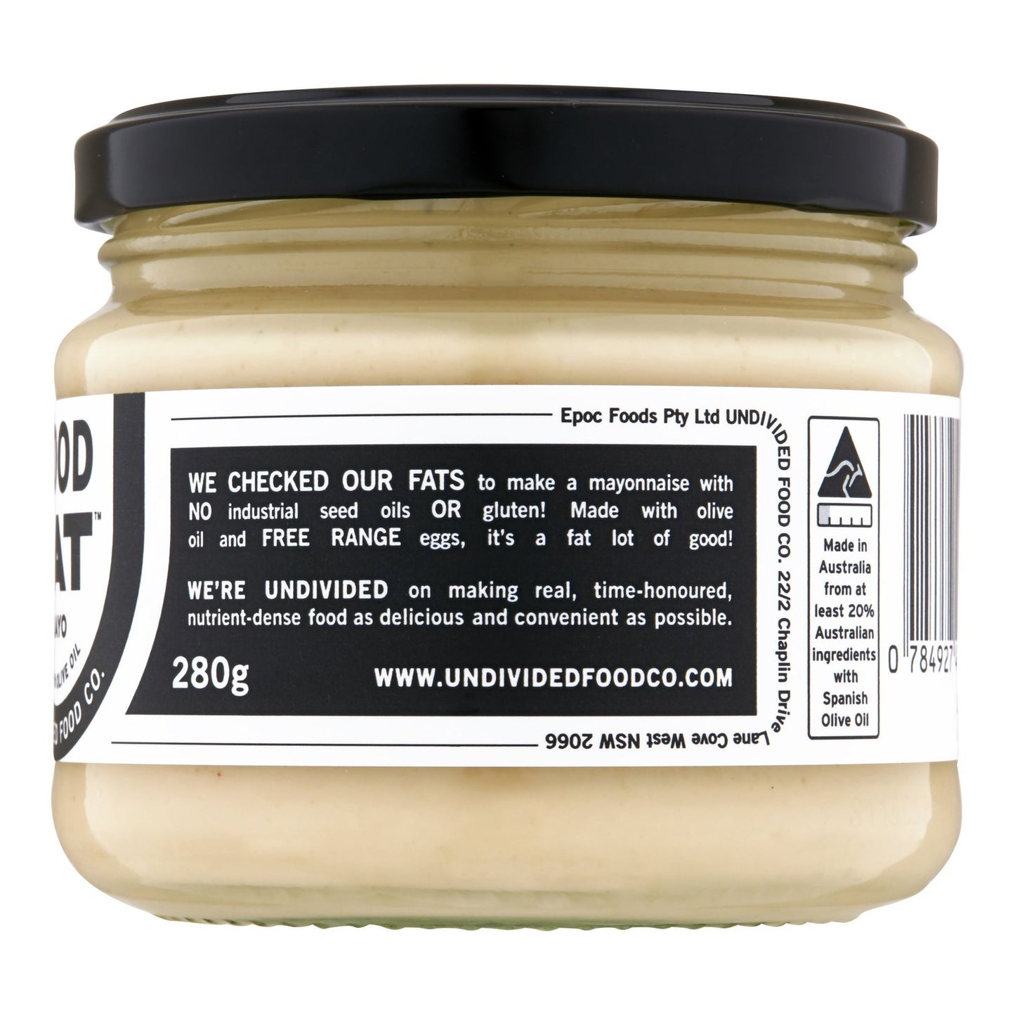 Undivided Food Co - Good Fat Mayo 280g