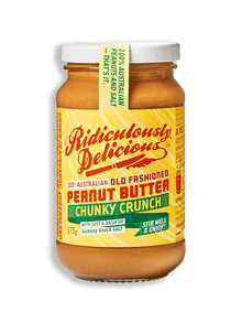 Ridiculously Delicious - Chunky Crunch Peanut Butter 375g