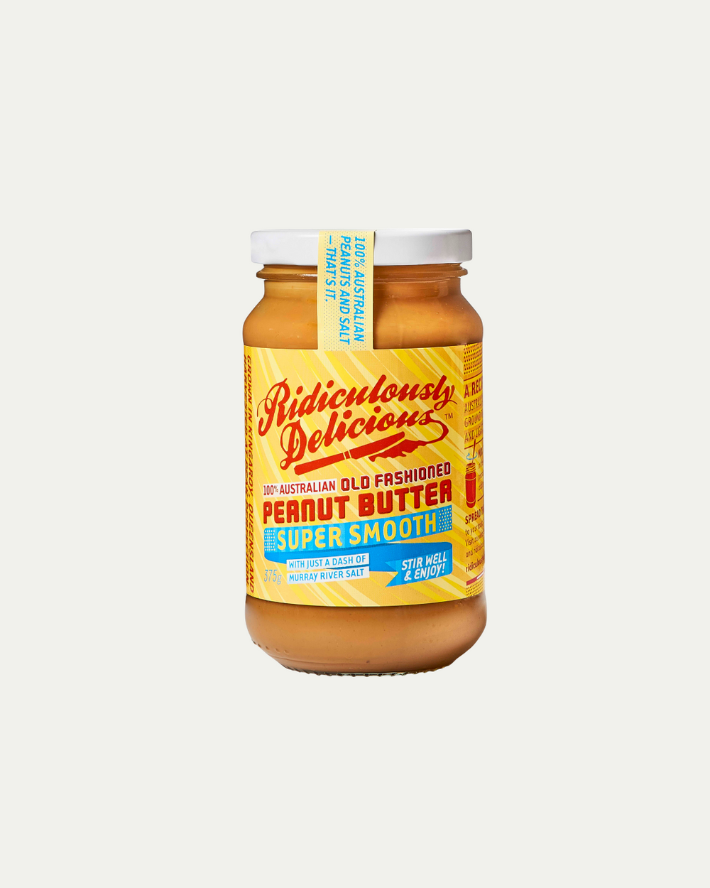 Ridiculously Delicious - Super Smooth Peanut Butter 375g