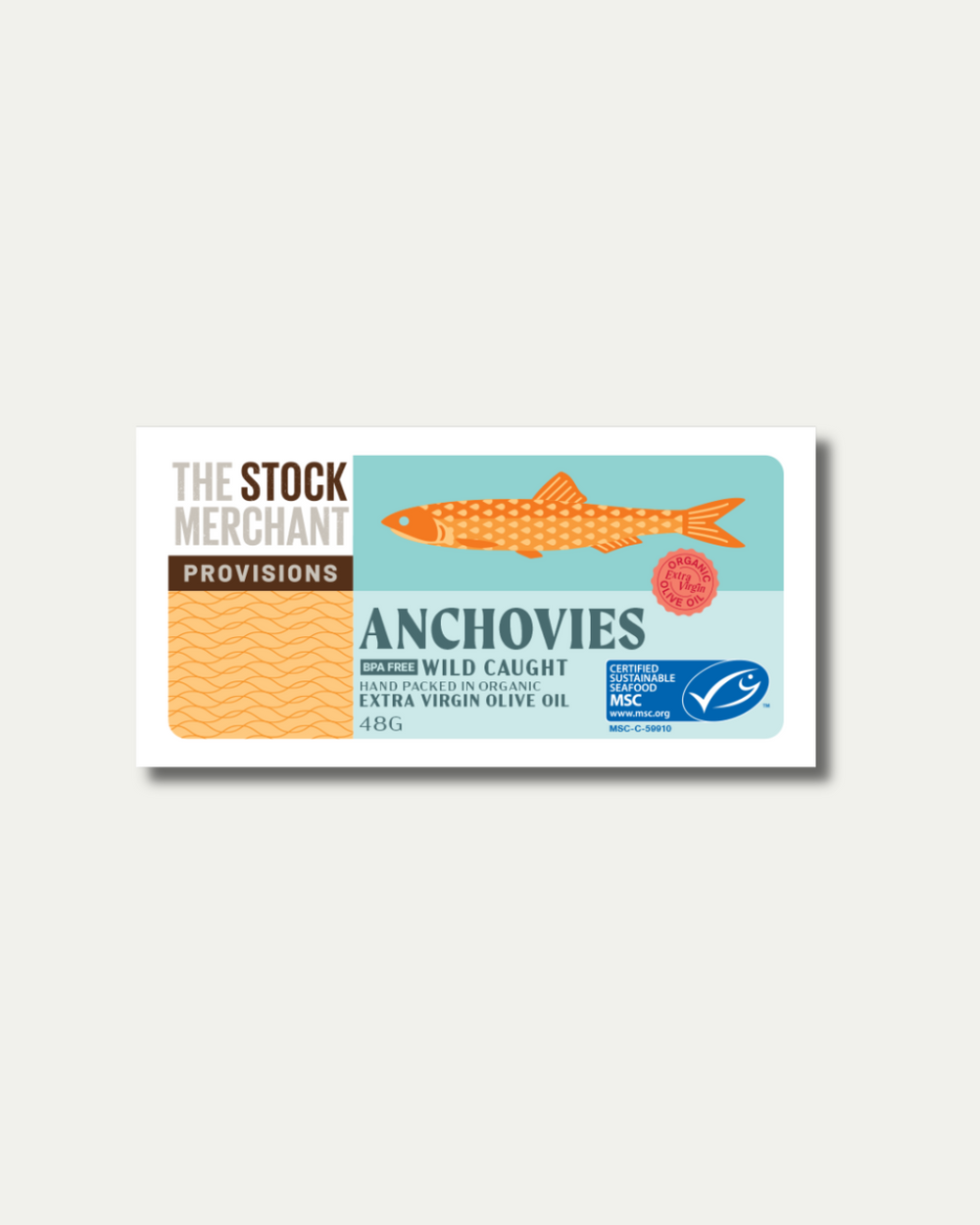 The Stock Merchant - Anchovies OEVOO 48g