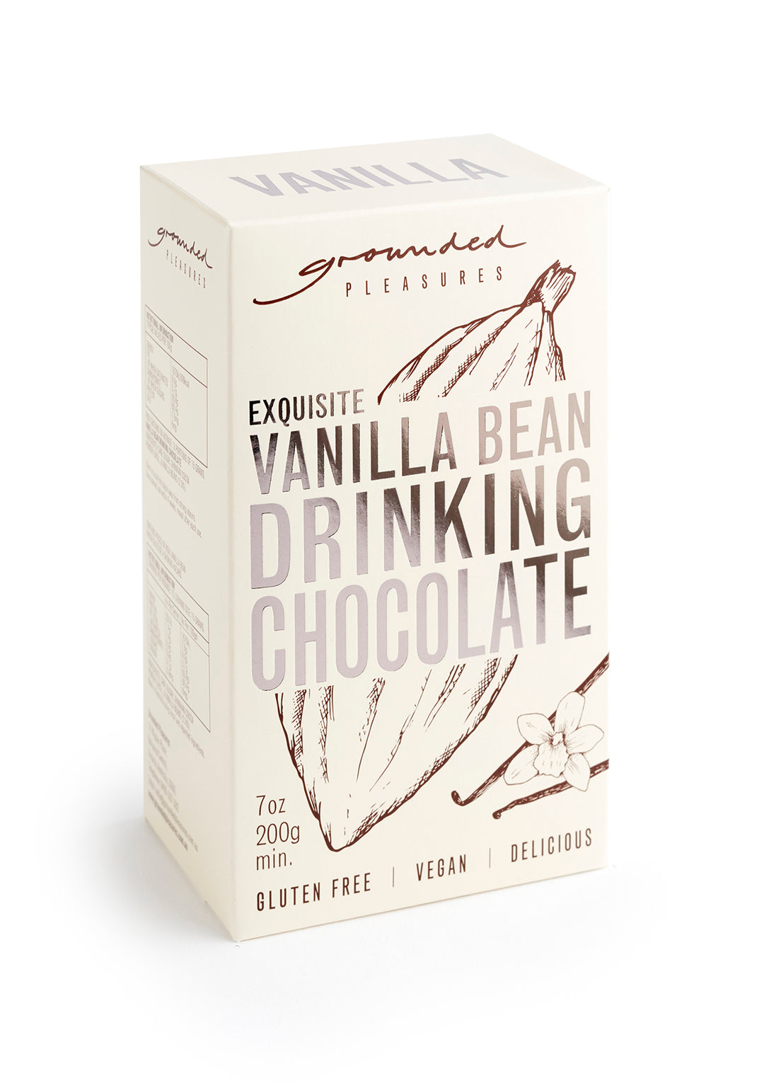 Grounded Pleasures - Drinking Chocolate Vanilla 200g