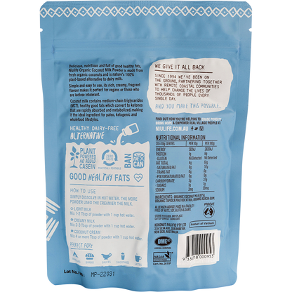 Niulife - Coconut Milk Powder Makes Up To 2 Litres 200g