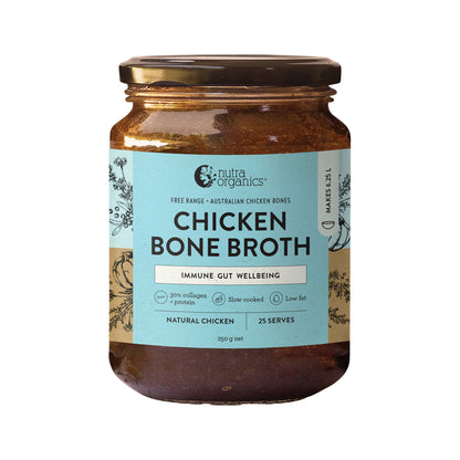 Nutra Naturals - Bone Broth Chicken Concentrate Natural Herbs 250g