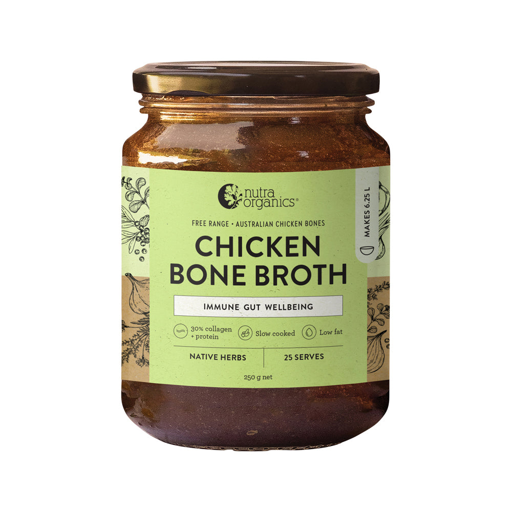 Nutra Naturals - Bone Broth Chicken Concentrate Native Herbs 250g