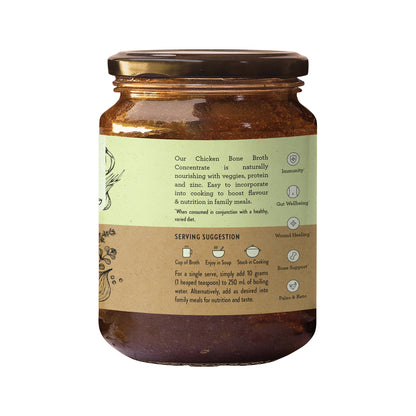 Nutra Naturals - Bone Broth Chicken Concentrate Native Herbs 250g