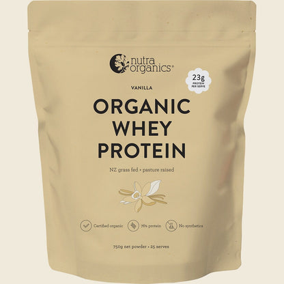 Nutra Naturals - Organic Whey Protein Vanilla 750g