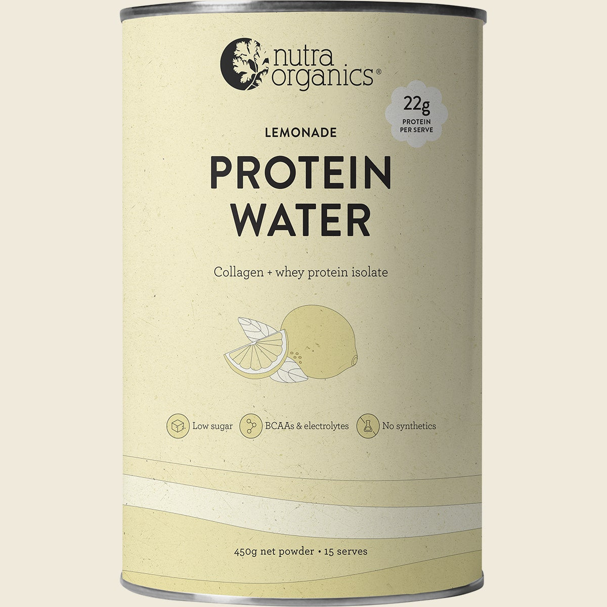 Nutra Naturals - Protein Water Lemonade 450g