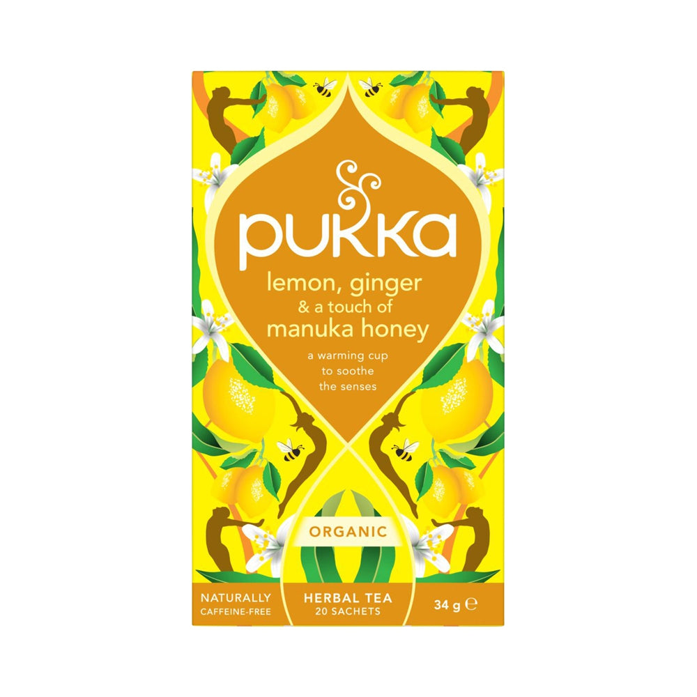 Pukka - Lemon, Ginger & Manuka Honey 20 Tea Bags