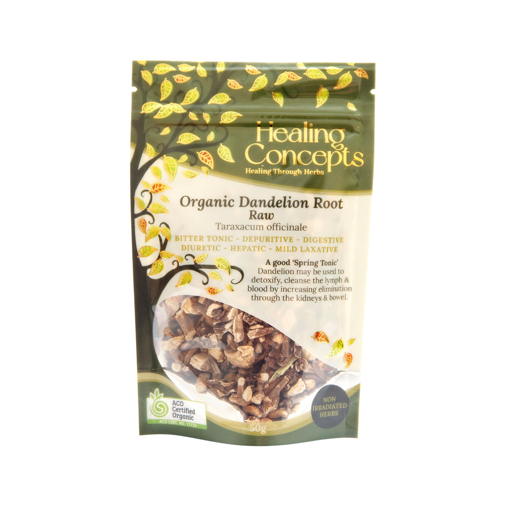 Healing Concepts - Organic Dandelion Root Raw 50g