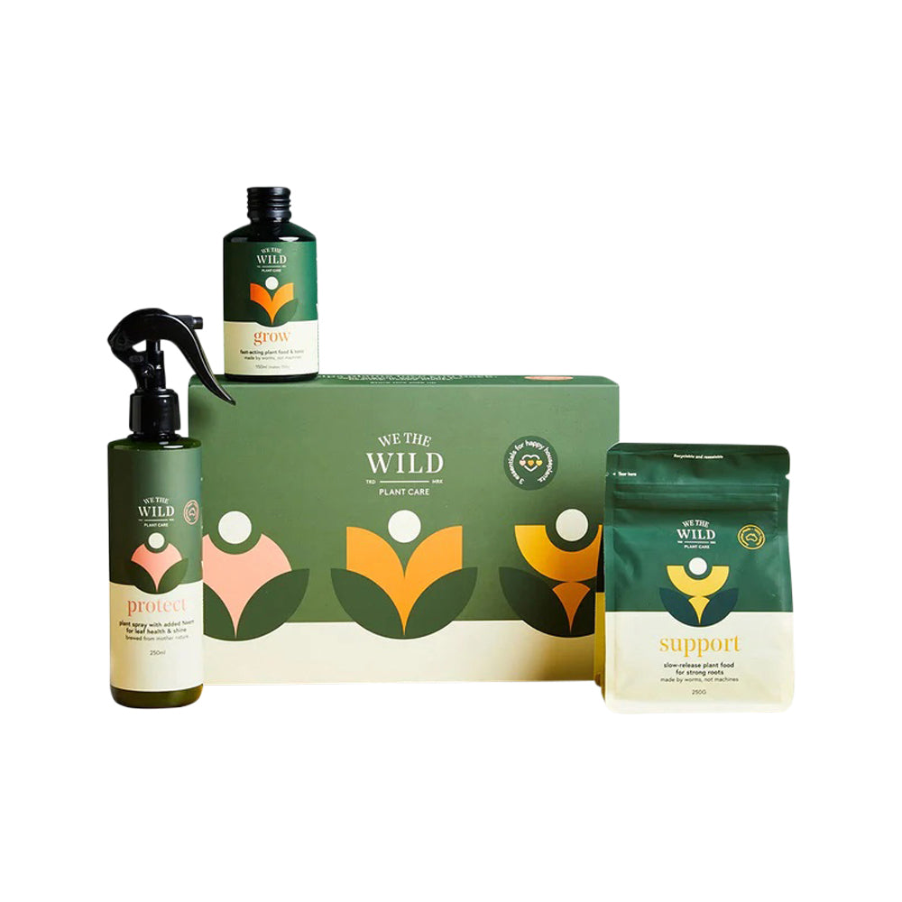 We The Wild Plant Care - Essential Plant Care (The Gift That Keeps Growing) Pack