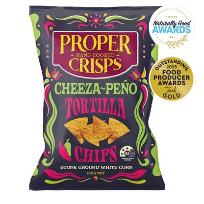 Proper Crisps - Tortilla Chips Cheeza-Peno 150g
