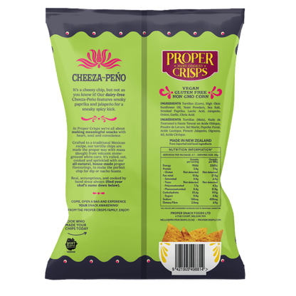 Proper Crisps - Tortilla Chips Cheeza-Peno 150g