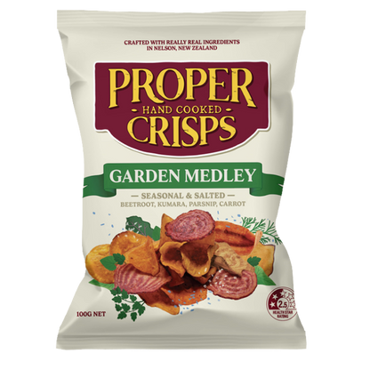 Proper Crisps - Garden Medley 100g 100g