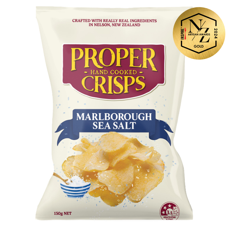 Proper Crisps - Marlborough Sea Salt 150g 150g
