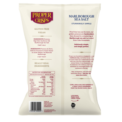 Proper Crisps - Marlborough Sea Salt 150g 150g