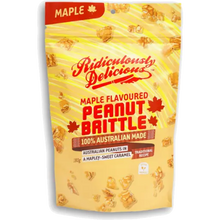 Ridiculously Delicious - Maple Flavoured Peanut Brittle 180g 180g