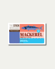 The Stock Merchant - Mackerel in Water w/ Sea Salt 120g