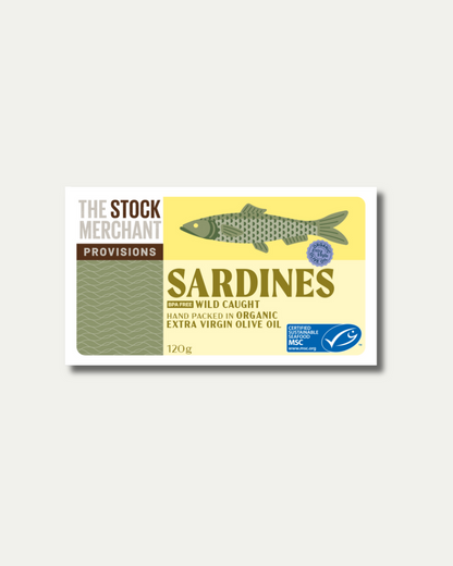 The Stock Merchant - Sardines in Olive Oil 120g