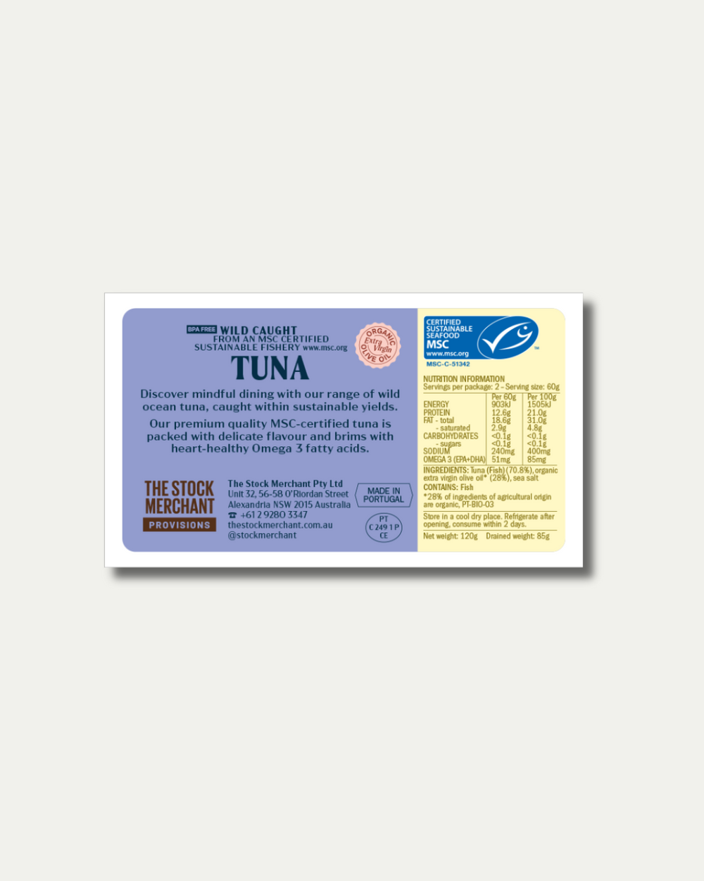 The Stock Merchant - Tuna in Olive Oil 120g