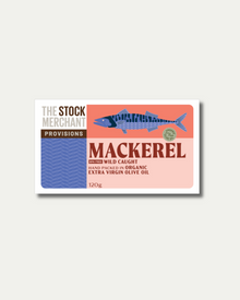 The Stock Merchant - Wild Mackerel in Olive Oil 120g