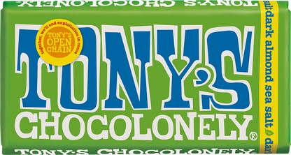 Tony's Chocolonely - Dark Almond Sea Salt 180g