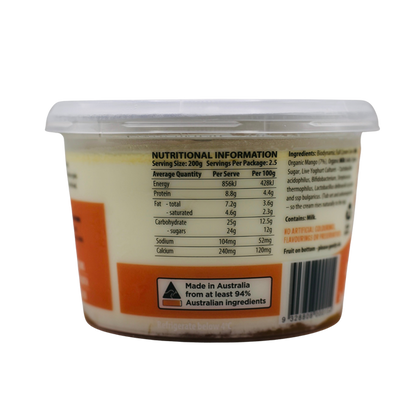 Mungalli - Organic Mango Yoghurt 500g