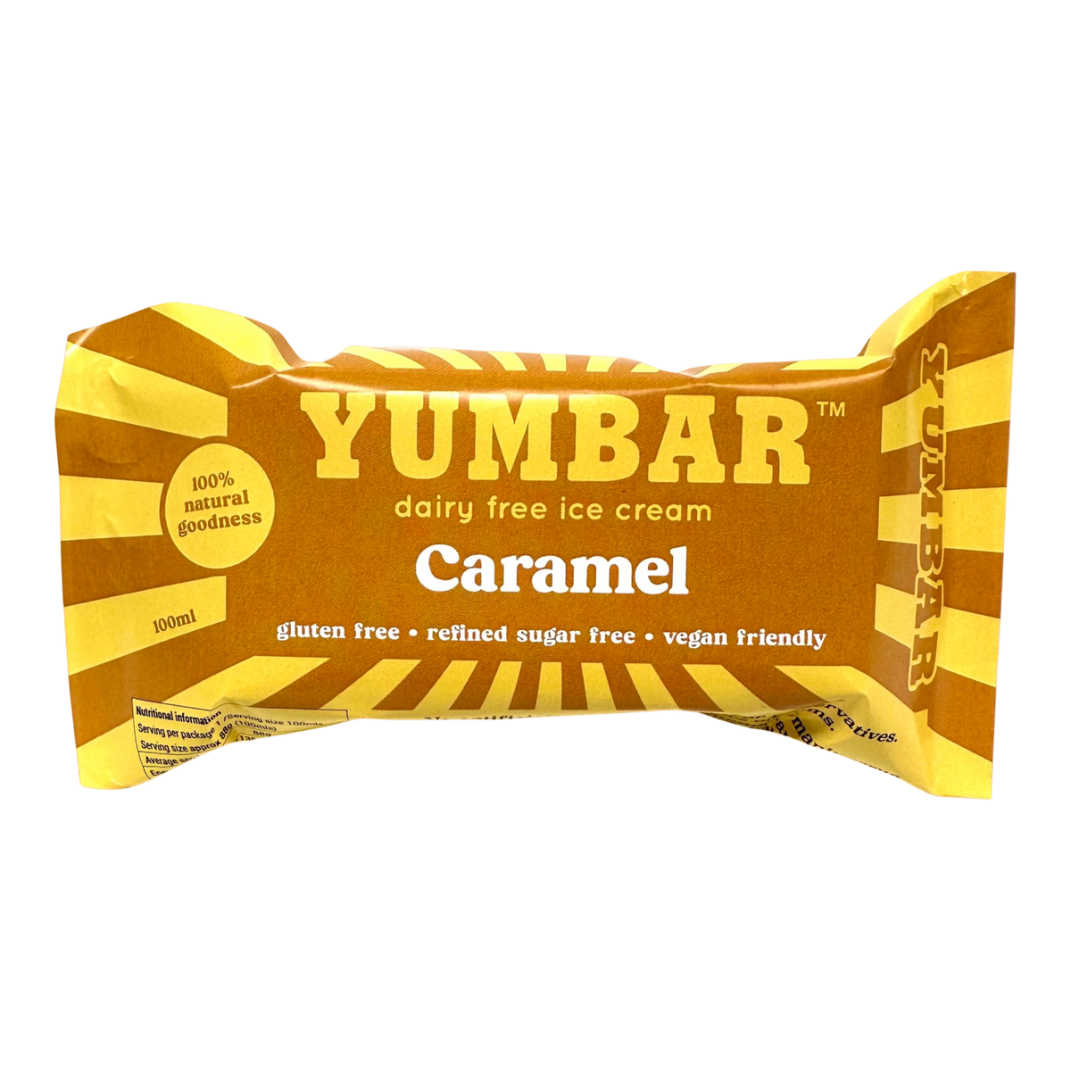 Yumbar - Caramel Ice Cream Bar 100g