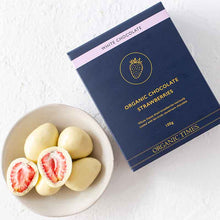 OrganicTimes - White Chocolate Strawberries 100g
