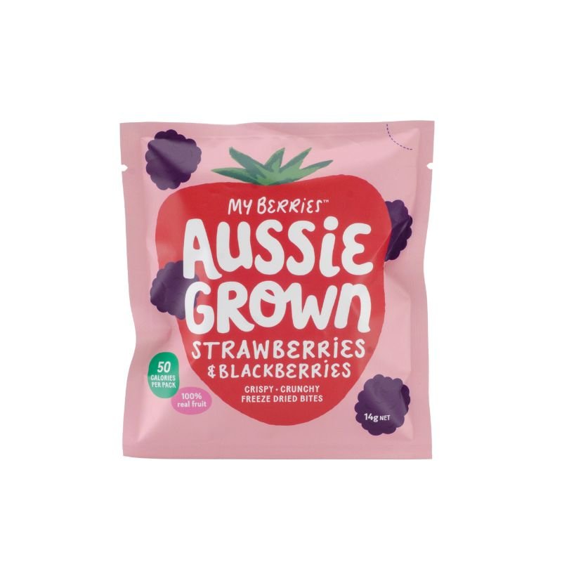My Berries - Freeze Dried Strawberries & Blackberries 14g