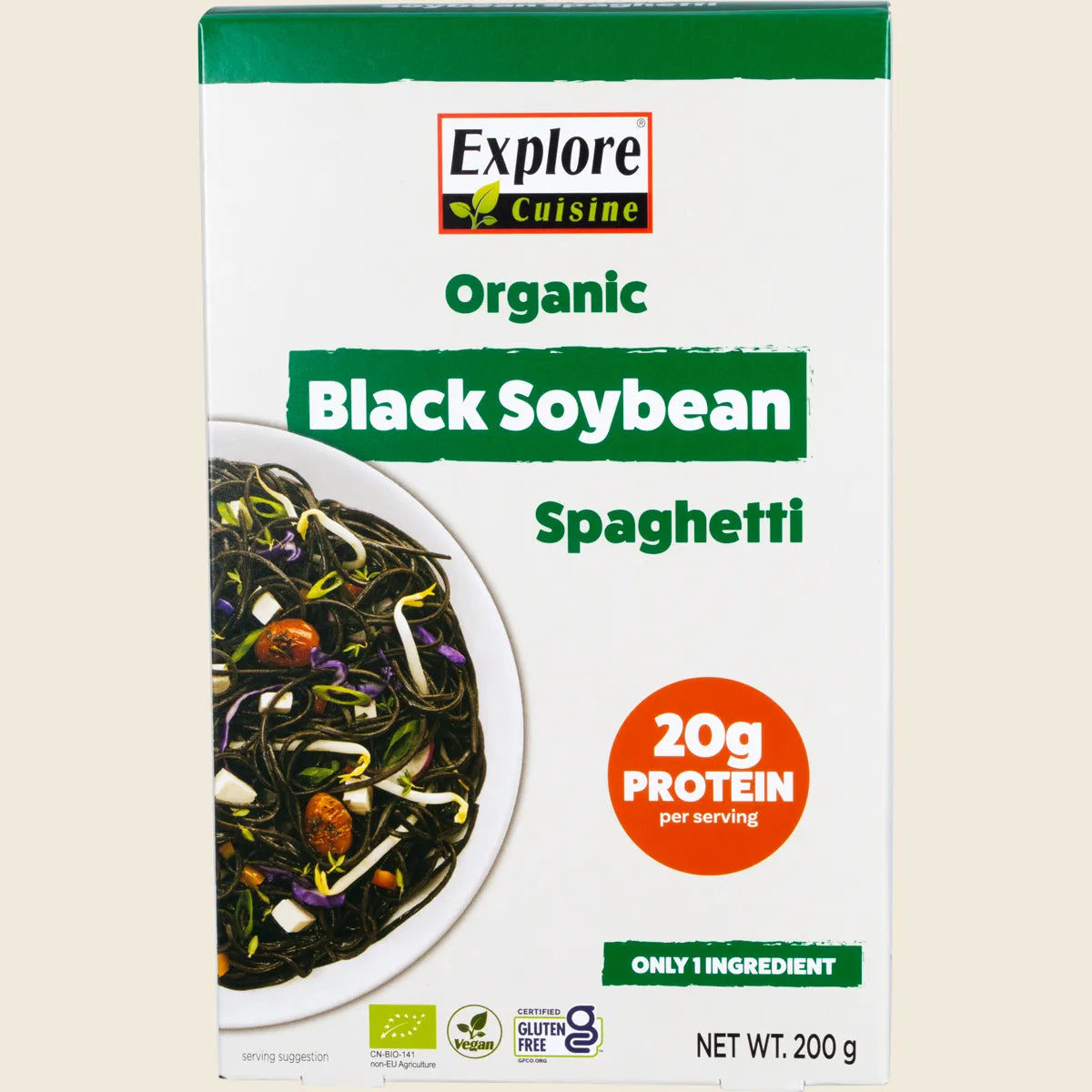 Explore Cuisine - Organic Black Bean Spaghetti 200g