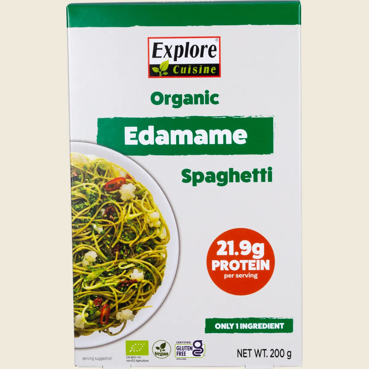 Explore Cuisine - Organic Edamame Spaghetti 200g