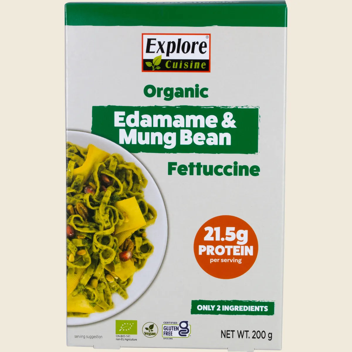 Explore Cuisine - Organic Edamame & Mung Bean Fettuccine 200g