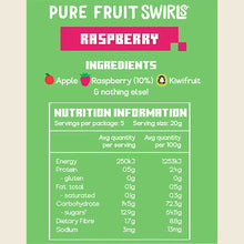 Nibblish - Pure Fruit Swirls Raspberry 100g