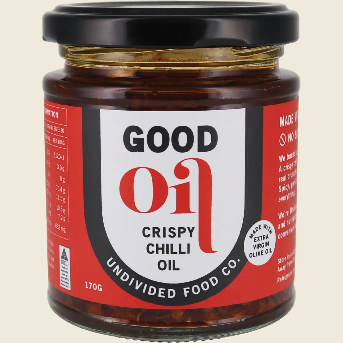Undivided Food Co - Good Oil Crispy Chilli 170g
