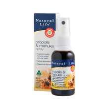 Natural Life - Propolis & Manuka Honey (Peppermint) Oral Liquid Spray 30ml