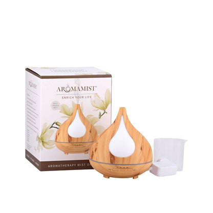 Aroma Mist - Ultrasonic Mist Diffuser Woodgrain Beech