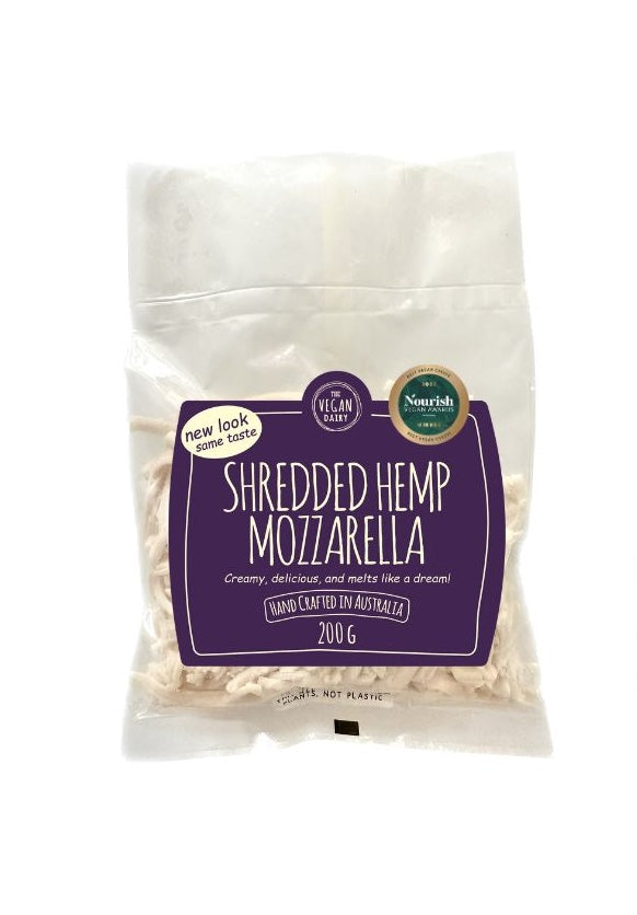 The Vegan Dairy - Shredded Hemp Mozzarella 200g