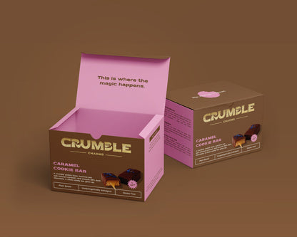 Crumble Charms - Caramel Cookie Bar 2pk 110g