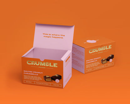 Crumble Charms - Salted Peanut Caramello 2pk 110g