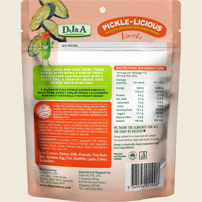 DJ&A - Pickle-Licious Pickle Flavoured Cucumber Kimchi 50g