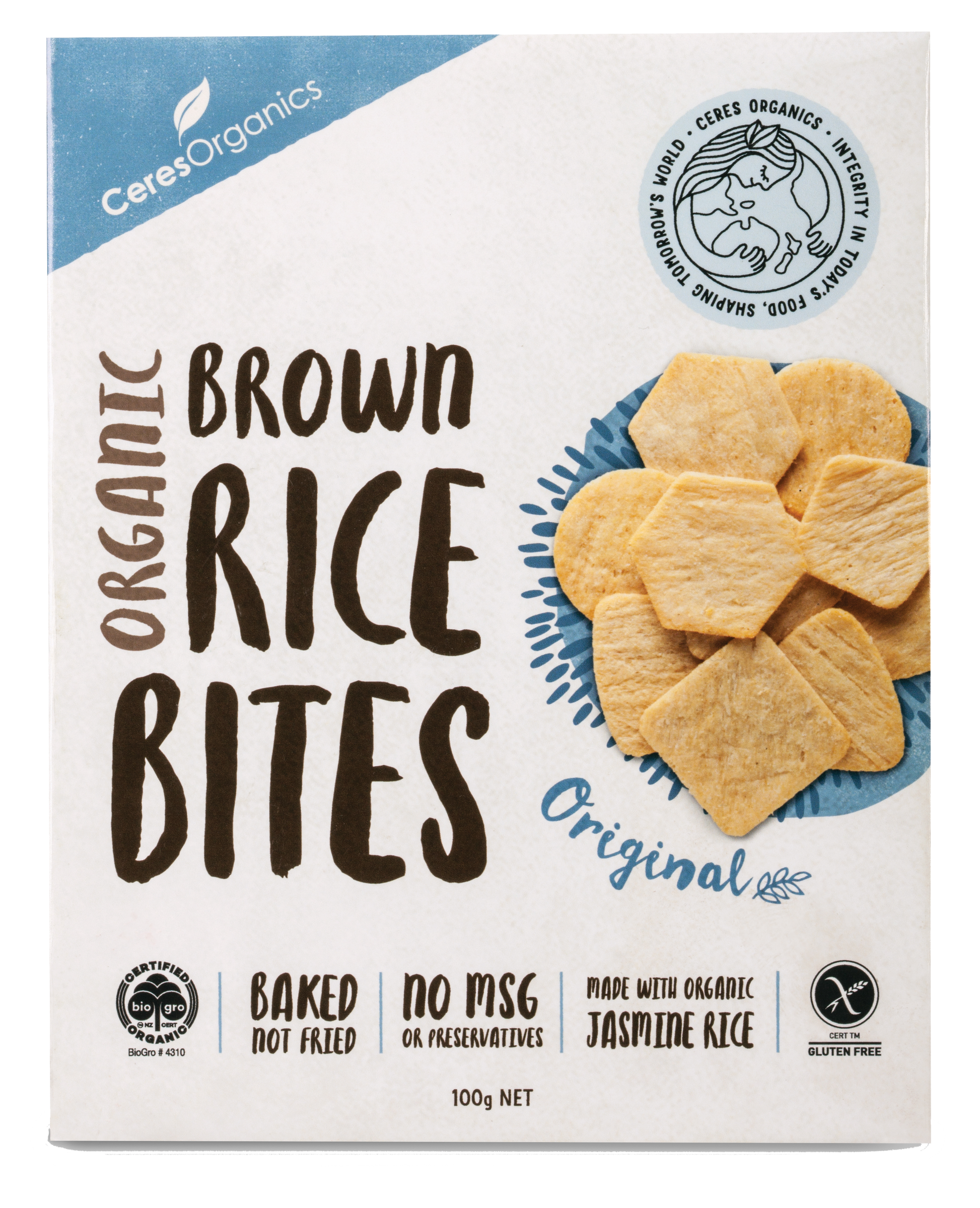 Ceres Organics - Organic Rice Bites Original 100g