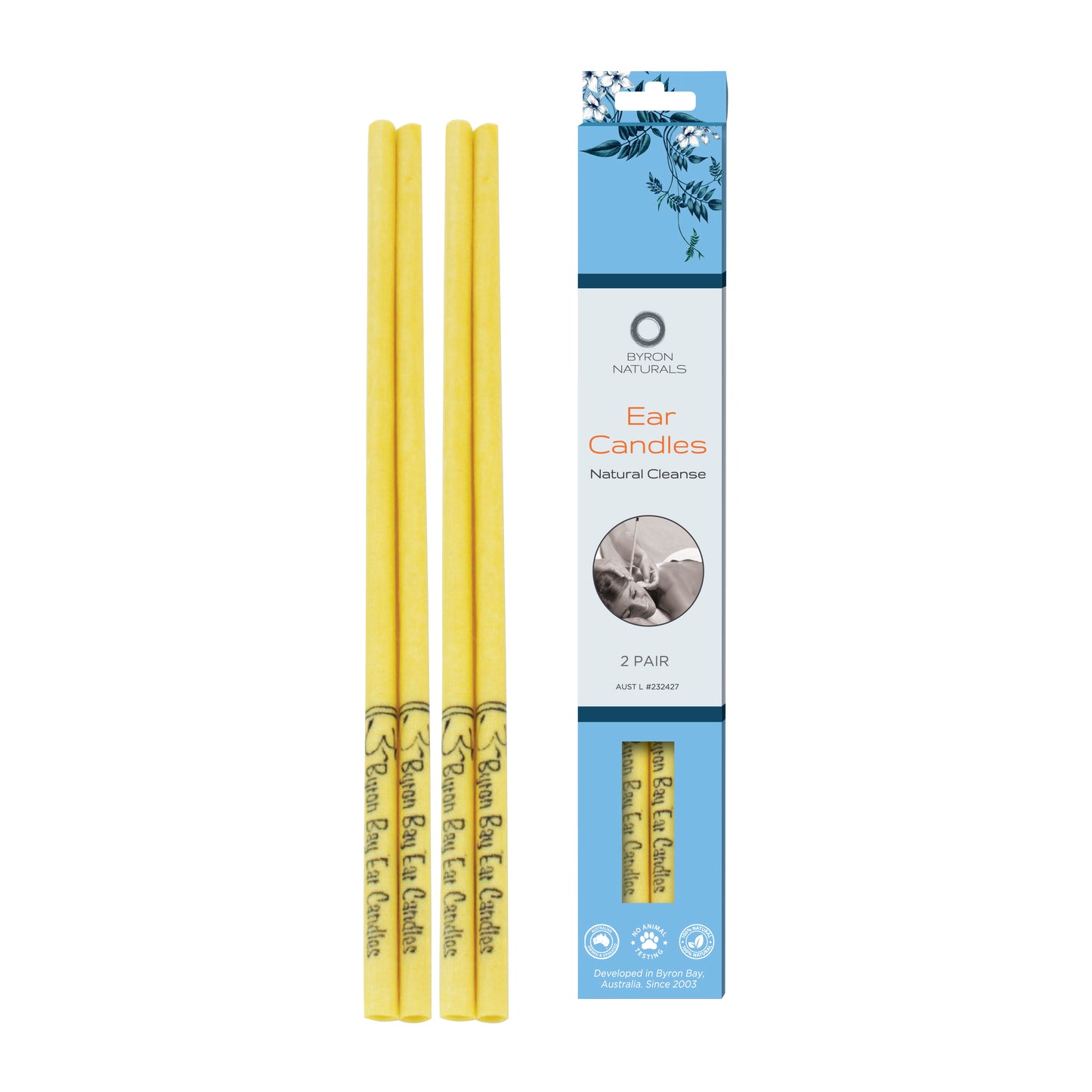 Byron Naturals - Ear Candles 2 Pairs